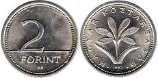 coin Hungary 2 forint 2005