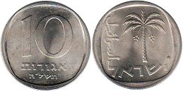 coin Israel 10 agorot 1975