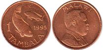 coin Malawi 1 tambala 1995 