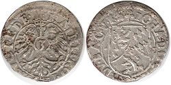 Münze Pfalz-Zweibrucken 3 Kreuzer 1613