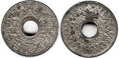 coin Thailand 10 satang 1942