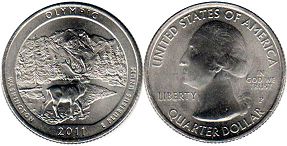moneda Estados Unidos 1/4 dólar 2011 quarter National Parks - Vicksburg