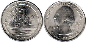 moneda Estados Unidos 1/4 dólar 2011 quarter National Parks - Olympic