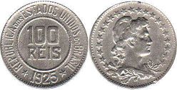 moeda brasil 100 reis 1925