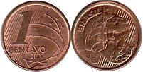 coin Brazil 1 centavo 2003
