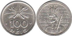 coin Brazil 100 reis 1932