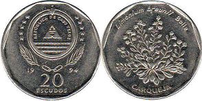 coin Cape Verde 20 escudos 1994