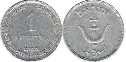 coin Israel 1 pruta 1949