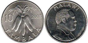 coin Malawi 10 tambala 2003 
