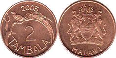 coin Malawi 2 tambala 2003 