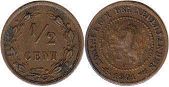 monnaie Pays-Bas 1/2 cent 1901