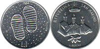 moneta San Marino 1 lira 1986