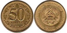 coin Transnistria 50 kopek 2000