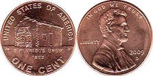 moneda Estados Unidos 1 cent 2009 Lincoln