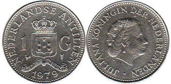 coin Netherlands Antilles 1 gulden 1979