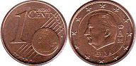 coin Belgium 1 euro cent 2013
