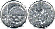 coin Czech 10 haleru 1995