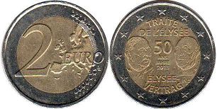 pièce de monnaie France 2 euro 2013