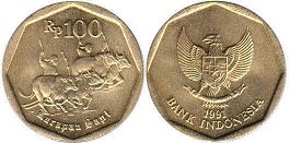 coin Indonesia 100 rupiah 1991