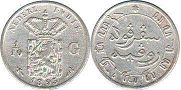 coin Netherlands East-Indies 1/10 gulden 1895