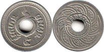 coin Thailand Siam 5 satang 1921