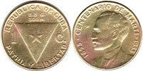 coin Cuba 1 centavo 1953