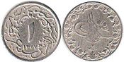 coin Egypt 1 ushr-al-qirsh 