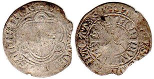 coin Mark groschen no date (1437-1461)