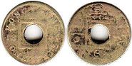 coin Hong Kong 1 mil 1865