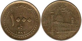 coin Iran 1000 rials 2013