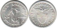 coin Philippines 10 centavos 1917