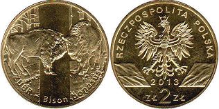 coin Poland 2 zlote 2013