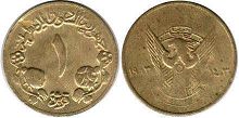 coin Sudan 1 ghirsh 1983