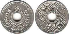 coin Thailand Siam 10 satang 1927