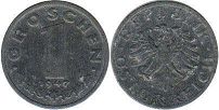 Münze Österreich 1 groschen 1947