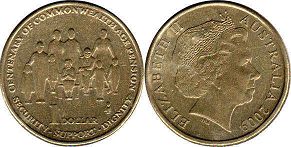 australian commemmorative coin 1 dollar 2009