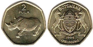 coin Botswana 2 pula IPELEGENG 