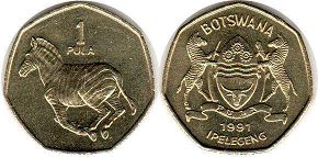 coin Botswana 1 pula IPELEGENG 