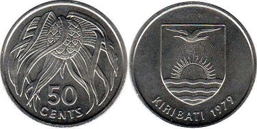 coin Kiribati 50 cents 1979