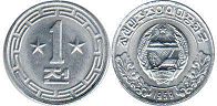 coin North Korea 1 chon 1959
