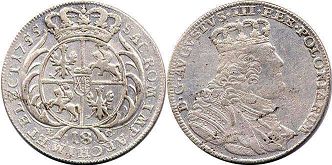 moneta Polska tympf 1775