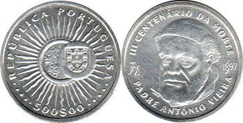 coin Portugal 500 escudos 1997