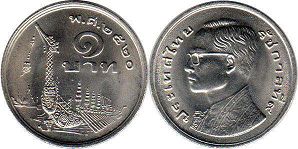 เหรียญประเทศไทย 1 บาท 1977