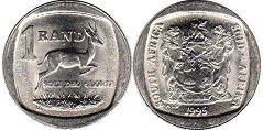 coin South Africa 1 rand 1995