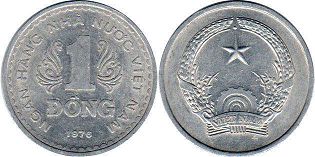 coin Viet Nam 1 dong 1976