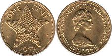coin Bahamas 1 cent 1973