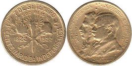 moeda brasil 500 reis 1922