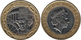 coin UK 2 pounds 2006