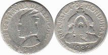 moneda Honduras 20 centavos 1932