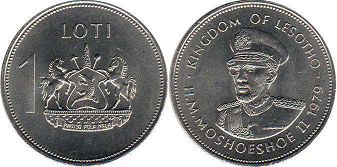 coin Lesotho 1 loti 1979